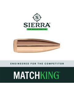 .22 Cal (.224) HV Sierra Bullets 52gr HPBT MatchKing Pack 100