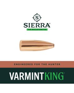 6mm / .243 Cal Sierra Bullets 60gr HP VarmintKing Pack 100