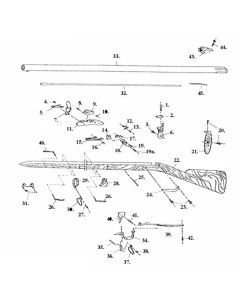 Indian Charleville Musket - Full Spare Parts List