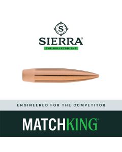 6.5mm / .264 Cal Sierra Bullets 142gr HPBT MatchKing Pack 100