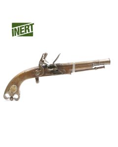 Scottish Flintlock Inert Replica Pistol Antique Finish