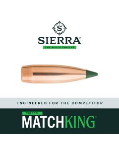 .22 Cal (.224) HV Sierra Bullets 60gr TMK Tipped MatchKing Pack 100