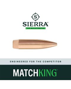 .22 Cal (.224) HV Sierra Bullets 77gr HPBT Cannelured MatchKing Pack 500