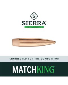 .25 Cal (.257) Sierra Bullets 131gr HPBT MatchKing Pack 100