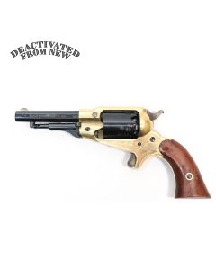 Deactivated Pietta Remington 1863 Pocket Brass 3 Barrel Revolver 31cal