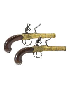 Pair of Boxlock Flintlock Pistols by Archer William of London