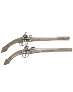 Pair Of Balkan Flintlock Pistols