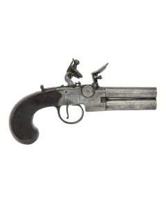 A Flintlock Tap-Action Pistol By Ketland & Co
