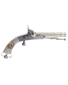 A 60-Bore Scottish Percussion Belt Pistol By Murdoch
