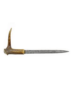 A Horn Handled Fighting Knife
