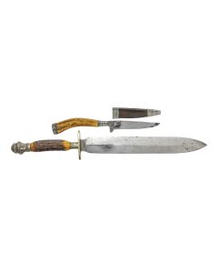Two Sheffield-Made Horn Handled Knives
