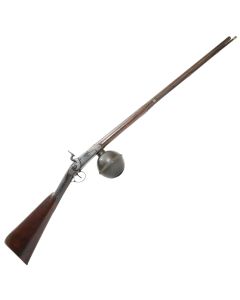A 50 Bore Globe Reservoir Air Rifle By Harvey Walklate Mortimer Of London