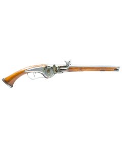 A 32-Bore German Wheel-Lock Holster Pistol, Circa 1640