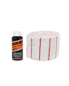 Brunox 100ml Bottle  4x2 Cleaning Roll