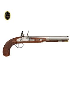Pedersoli Charles Moore Target Flintlock Black Powder Pistol 45cal Rifled