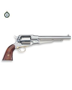 Uberti 1858 New Army Stainless Steel 8 Barrel Black Powder Revolver 44cal