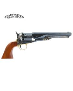 Deactivated Uberti 1861 Navy Civil Brass Revolver 36cal