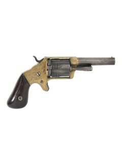 A Slocums Patent Sliding Sleeve Pocket Revolver .32 Rimfire