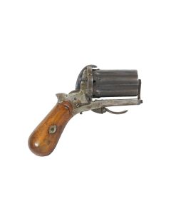 9mm Six Shot Pinfire Pepperbox Revolver