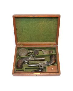 Pair of Belgian Percussion Pistols