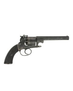 A 54 Bore Webley-Bentley Open Frame Self Cocking Percussion Revolver