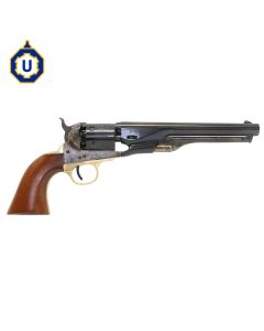 Uberti 1861 Navy Civil Brass BS&TG 7 1/2 Barrel Black Powder Revolver 36cal