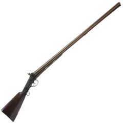 Antique Doubled Barrelled Percussion Shotgun, 10 Gauge.