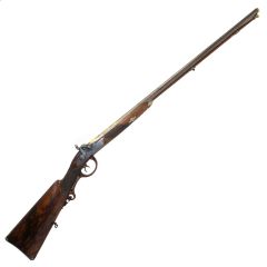 24 Bore German Double Barrelled Percussion Sporting Gun by Rieger of Munich