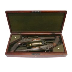 Pair of Percussion Duelling Pistols by Musgrove 