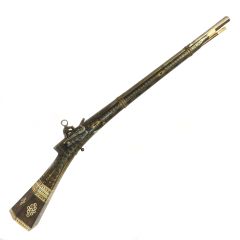 Ottoman 18 Bore Miquelet Lock Rifle. Early 19th Century