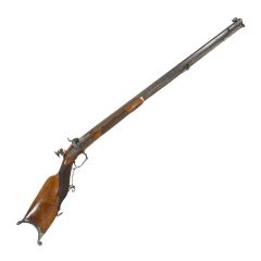 A Swiss 80-Bore Percussion Target Rifle