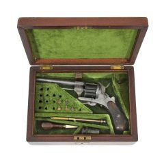 A Ten Shot 7mm Pinfire Revolver