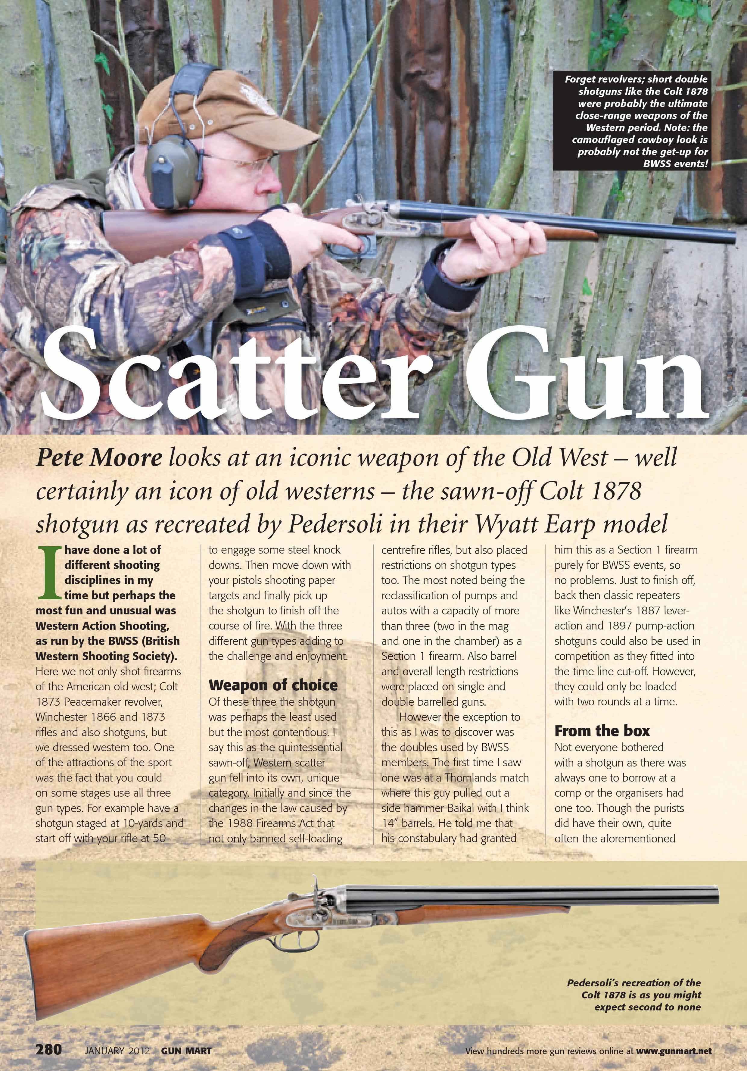 Gun Mart Wyatt Earp Page One