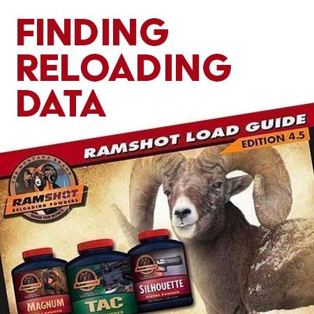 Where Can I Find Reloading Data?