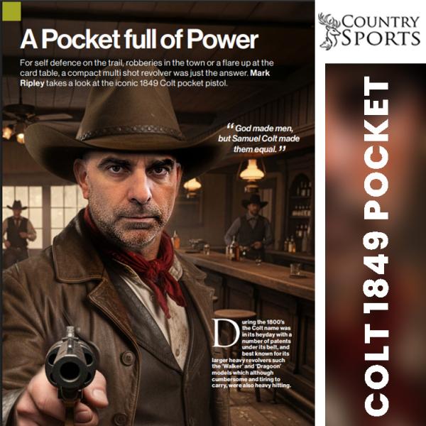A Pocket Full Of Power - Colt 1849 Pocket Revolver
