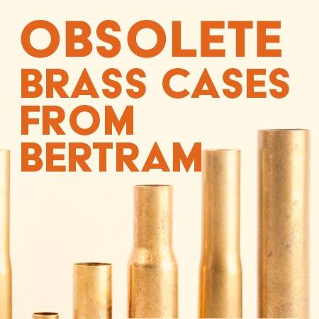 Extensive Range of Obsolete Calibre Bertram Brass Cases