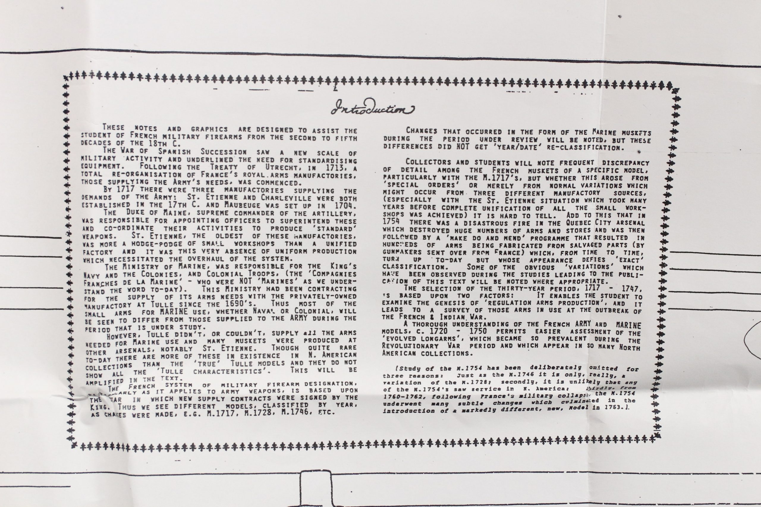 Indian Charleville Model 1777 Musket Blueprint