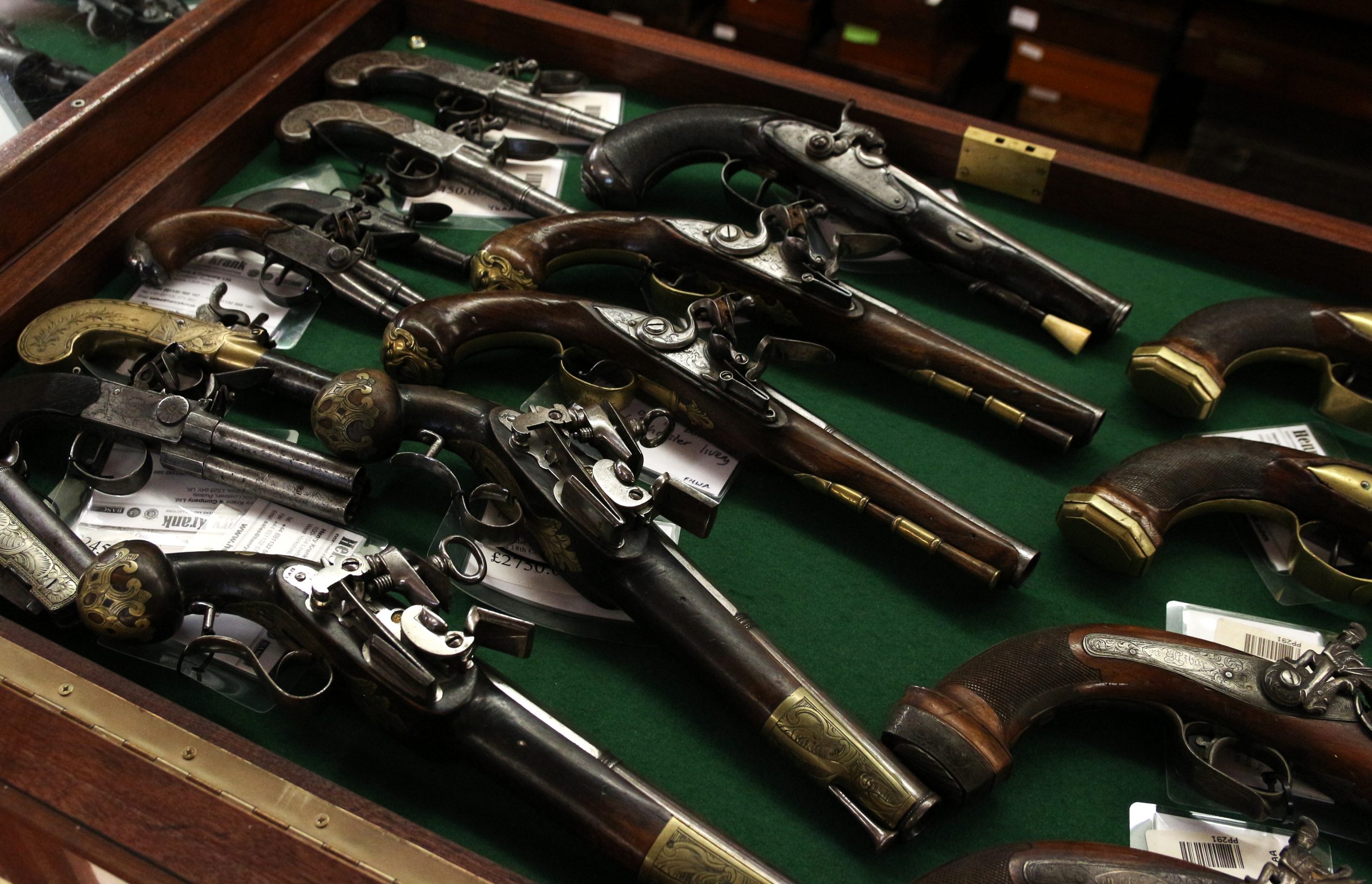 A Selection of Antique Pistols