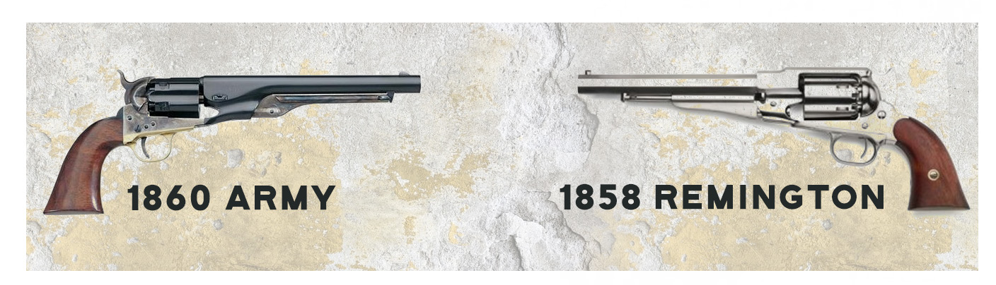 The Colt 1860 Army & 1858 Remington New Model Army