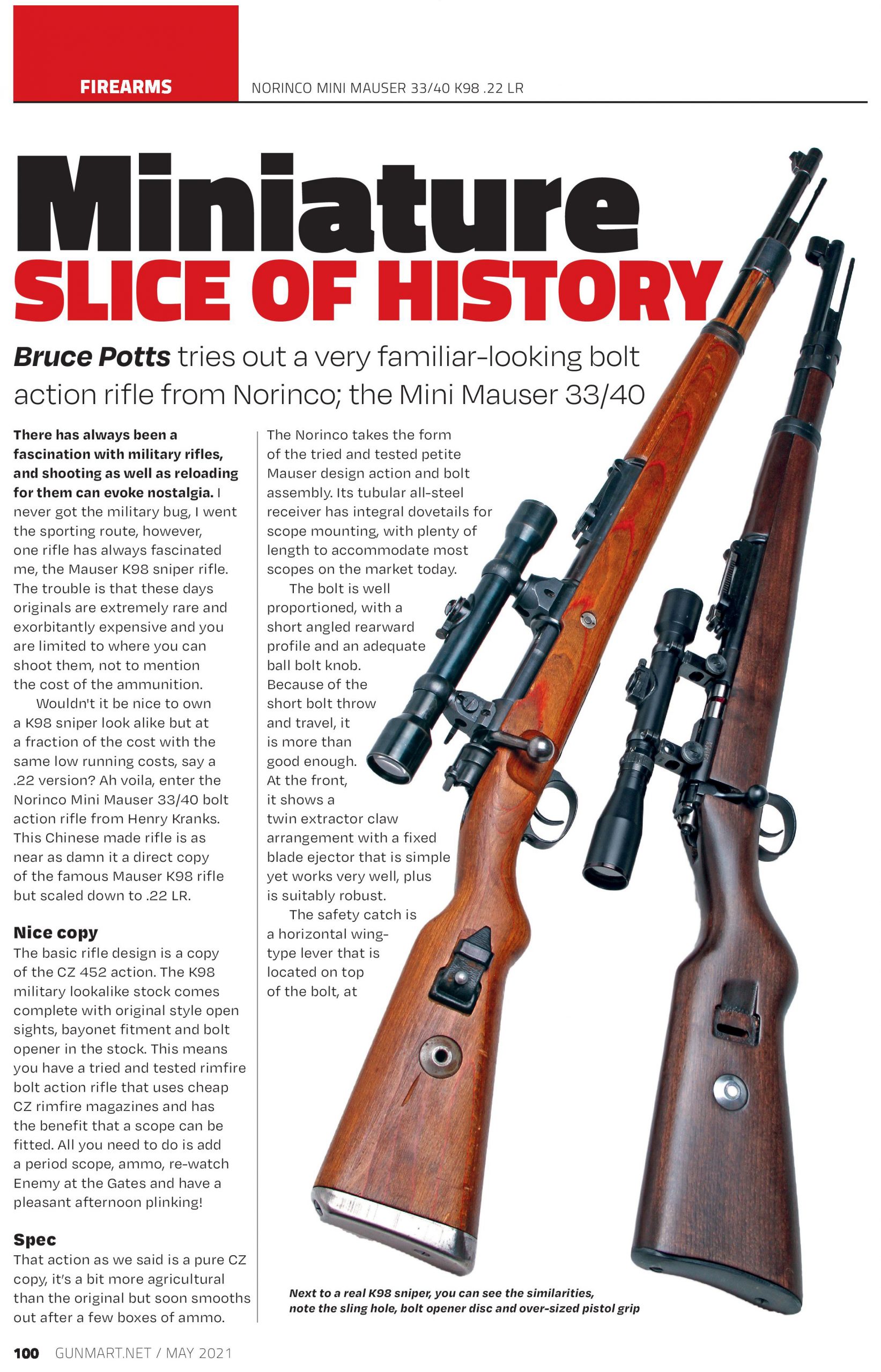 Gun MArt Norinco Mini Mauser Advertisement Page 1