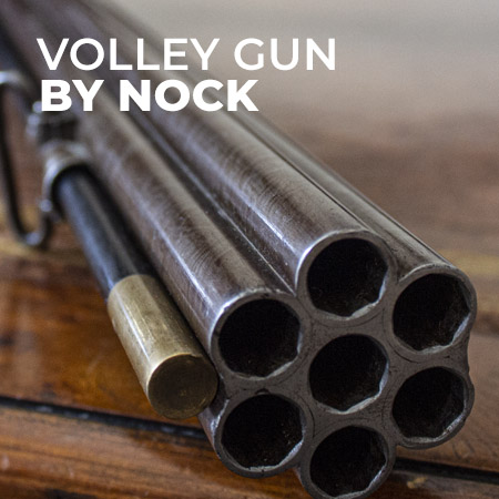 The Seven Barreled Volley Gun by Henry Nock