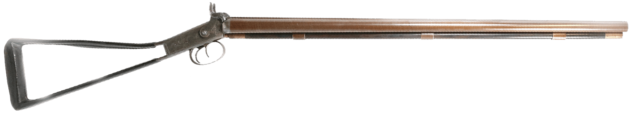 14 Bore Double Barrelled Percussion Shotgun by Smith & Alden