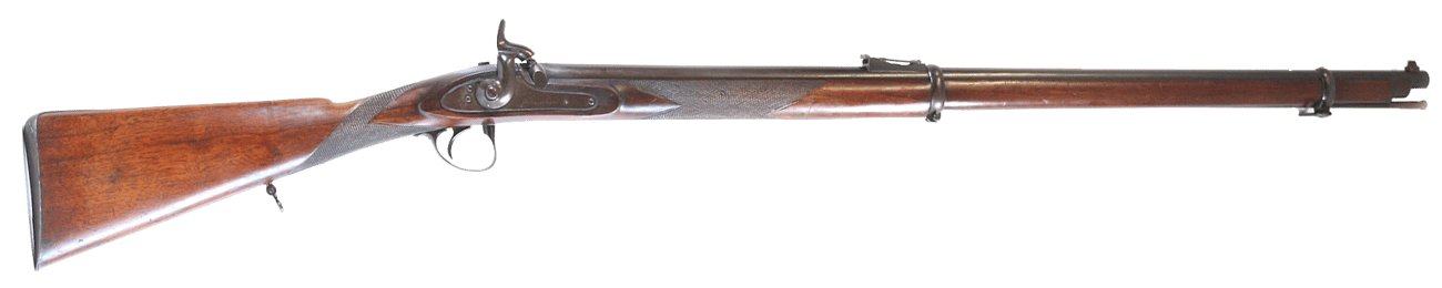 Rare 40 Bore (.500) Percussion Lancaster Patent Military Match Rifle by Charles Lancaster